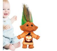Pruojhw Giocattolo Troll per bambini | Piccoli personaggi stravaganti natalizi | Decorazione da collezione per feste, graziose figure da scaffale e decorazione da scrivania vintage per cameretta dei