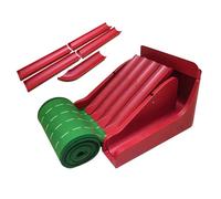 Pruojhw Golf Putting Green | Pad per esercizi con restituzione della palla, rampa regolabile, pieghevole, lunghezza 2,65 m, pratica per interni, per bar di allenamento, giardino, posto di lavoro a