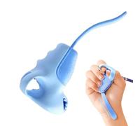 Pruojhw Guida alle dita per matite | Aiuto in silicone colorato e confortevole per la correzione della scrittura,Grip per matita di scrittura - Per giovani adulti e bisogni speciali