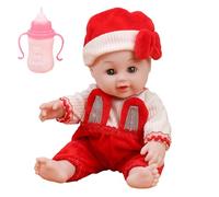 Pruojhw In Silicone,Giocattolo Interattivo Sicuro Senza Odori con Mobili - Bambole Reborn Bambino Realistiche - Per Ragazzo Ragazza Famiglia Compleanno Vacanza Natale Giorno dei Bambini