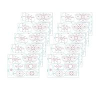 Pruojhw Nastro a percussione, 10 fogli per l'allineamento - Golf Driver Guida per l'allenamento | Per atleti femminili durante l'allenamento dell'oscillazione del golf per sport in interni e