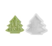 Pruojhw natalizi in silicone per candele, forma morbida, antiaderente, per adulti, bambini, decorazione per la casa, festività, compleanno, decorazione da tavolo