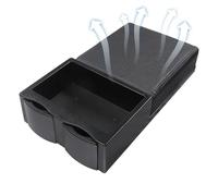Pruojhw Organizer per bracciolo per auto, scatola portaoggetti per bracciolo centrale per auto, Cuscino organizer per console con scatola per fazzoletti, Scatola portaoggetti automatica