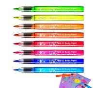 Pruojhw Pennarelli per pittura facciale,Feltro impermeabile a lunga durata | Pennarelli senza pericolo per la pelle - Per tutta la famiglia e gli adulti Halloween feste Cosplay eventi festivi