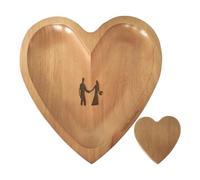 Pruojhw per preghiera - Decorazione rustica a forma di cuore in stile rustico, per chiesa, battesimo, compleanno, meditazione, Natale, soggiorno, casa