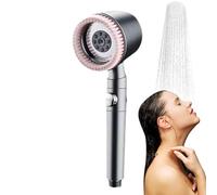 Pruojhw Soffione doccia ad alta pressione | Accessorio Manuale,Risparmio idrico - per il bagno, Hotel, Doccia, Casa, Appartamento, Condominio, Camping-Car,