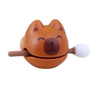 Pruojhw Tamburo di pesce carino | Piccolo giocattolo portatile divertente,Blocco tempio di pesce in legno | Per famiglia lavoro correlato studio meditazione compleanno festival evento ufficio