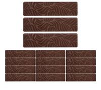 Pruojhw Tappetini antiscivolo per gradini, protezione dei bordi, antiscivolo, 15 pezzi, per scale interne, antiscivolo, per bambini, animali domestici, cani, terrazze, scale, garage