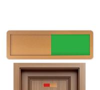 Pruojhw Targhetta per porta con occupazione e visualizzazione libera, scorrevole e antigraffio, occupa la privacy in uso, per casa, bagno, ufficio, hotel, scuola, ospedale, ristorante commerciale