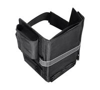 Pruojhw Tavoletta da Ginocchio per Piloti,Blocco Note Ergonomico Reversibile in Nylon e Portapenna - Attrezzatura da Pilota con Fascia di Fissaggio - per Manutenzione, Camion, Gamba, Autista, Donne e