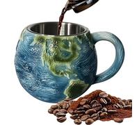 Pruojhw Tazze | con Pianeti in Rilievo - Per Bevande Al Tè Novità Per Decorazione Estetica Della Camera - per The Bevanda Succo Latte Vino Cucina Ufficio Caffè Casa Campagna