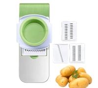 Pruojhw Tritatutto per verdure - Accessorio da cucina multifunzione manuale in acciaio inossidabile con design antiscivolo | tritaverdure | per zenzero cipolla carota pomodoro frutta cucina