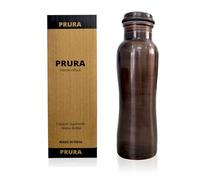 PRURA - Bottiglia per acqua in rame, a prova di perdite, in puro rame ayurvedico 900ml/30oz Design 13