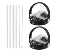 Prurex Coperchio automatico con cannuccia per borraccia Hydro Flask da 30,5 cm, 40,5 cm, 50,8 cm, 70 ml, 1,8 m, 7,6 cm, accessorio per borraccia sportiva (confezione da 2)