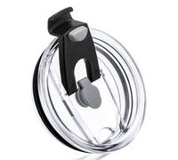 Prurex Coperchio di ricambio per Yeti Rambler da 590 ml, Old Style Rtic e altro, adatto alla cannuccia, coperchio per bicchiere da 590 ml, colore nero