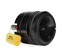 PRV - Tweeter a proiettile per moto, 5,7 cm, corno corto, 120 Watt, 4 Ohm, MT2.2TWB-4, magnete al neodimio nero ad alta SPL, montaggio a incasso, design compatto, serie Moto (singolo)