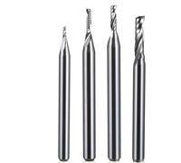 PRXFRWOW 5 Pezzi di frese a Spirale CNC in Metallo Duro con Gambo da 3,175 mm, a Un Solo Tagliente, for Taglio Verso l'Alto, for Legno Acrilico, PVC e MDF.(3.175x2.5x22mm)