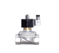 PRXFRWOW Acciaio Inossidabile a Bassa Pressione dell'elettrovalvola ad Acqua normalmente Aperta DN32 1-1/4" 220v(NPT-110VAC)