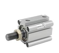 PRXFRWOW CQ2B25 CDQ2B25 Cilindro Compatto Tipo Standard a Doppio Effetto, Stelo Singolo, alesaggio 25 mm, Corsa 5-50 mm, Filettatura Maschio 1 pz.(25-30DMZ,CDQ2A)