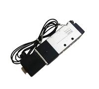 PRXFRWOW Elettrovalvola 5 Vie Porta 2 Posizioni Gas Pneumatico elettrovalvola Magnetica 12V 24V 220V Bobina Volt 4mm 6mm 8mm Tubo 4V110-06 1 pz(with 12mm Fittings,DC24V)