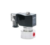 PRXFRWOW Elettrovalvola ad Alta Pressione normalmente Chiusa da 1/8" 1/4" in Acciaio Inossidabile 304 220VAC DC12V/24V 200bar/100bar(24VDC-200BAR,1/8 inch)