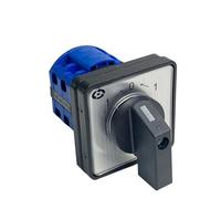 PRXFRWOW LW39B-16B202/2 Interruttore a camme con ripristino istantaneo Interruttore di trasferimento rotativo Fai da Te 8 terminali 3 Posizioni Due carichi Argento