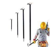 Pry Bar Set Heavy Duty - 4x Mechanic Pry Bars, Nail Puller Hand Tools, Multipurpose Double-Ended Woodworking Tool | Duraable Automotive Machinery Demolition Hand Tool Kit Professional Workshop Use