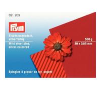 Prym Straight Pins, Iron, Silver, 30 x 0,85mm