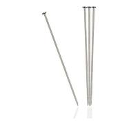 Prym 024192 Spilli, 0,60 x 34 mm, colore argento, 500 g, scatola di plastica, acciaio, 34 x 0,6 mm