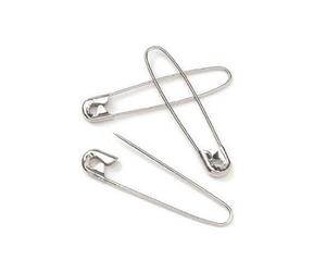 Prym 085272 - Spille da balia in acciaio, 27 mm, 1000 pz, colore: Argento