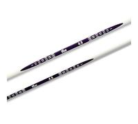 Prym, 1 coppia di ferri da maglia a punta singola, design ergonomico, in metallo, multicolore, 4,5 mm, lunghezza 40 cm.