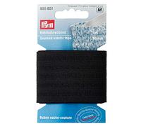 Prym-1 m x 50 mm, Seamed Nastro Elastico, Colore: Nero