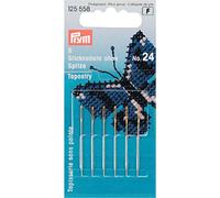 Prym Aghi da Ricamo, Steel, Oro/Argento, 24er, 37 x 0,80 mm, 6 Stück, 6 unità