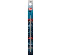 Prym 14 cm 2.50 mm uncinetti per lana con manico, in alluminio grigio perla