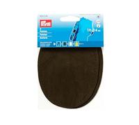 Prym-14 x 10 cm, Confezione da 2 Toppe in Finto Scamosciato, per Stirare, Cucito-Pois, Colore: Verde Oliva
