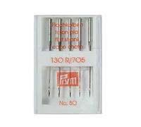 Prym 151563 - Aghi per macchina da cucire, 130/705 Standard, 80, colore: Argento