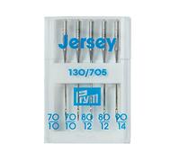 Prym 152233 - Aghi per macchina da cucire 130/705 Jersey, 70-90, colore: argento 90