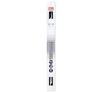 Prym 190 304 Ferro da Maglia ergonomico a Punto Singolo, 4 mm/30 cm, Bianco, Taglia unica