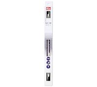 Prym 190 306 - Ferro da maglia ergonomico a punta singola, 5 mm/30 cm, bianco, taglia unica