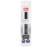 Prym 194180-1 Ferri da Maglia, Carbonio, Nero, 2 mm