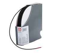 Prym Cordon Elastica, Colore: Nero, Poliuretano, Ø 2,5 mm, Schwarz, 50 m