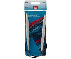 Prym 211192 Ferri circolari plastica Grigio 80 cm 10,00 mm