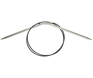 Prym 211279 - Ferri circolari in alluminio, 80 cm, 4,50 mm, colore: Grigio