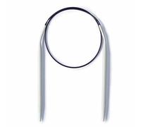 Prym Ferri circolari in alluminio, 100 cm, 5,00 mm, grigio, 5,0 mm