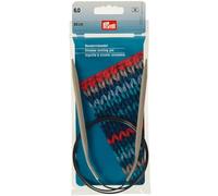 Prym 211309 - Ferri circolari in alluminio, 80 cm, 6,00 mm, colore: Grigio