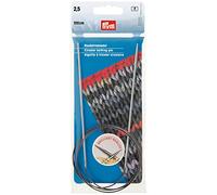 Prym 212116 - Ferri circolari MS 100 cm, 2,50 mm, colore: Argento