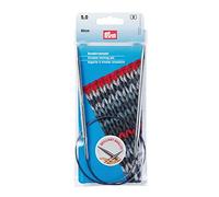 Prym Rundstricknadeln MS 60 cm 5,00 mm silberfarbig Ferri da Maglia circolari, Ottone, Argento, 5,0 mm