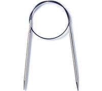 Prym Rundstricknadeln MS 80 cm 8,00 mm silberfarbig Ferri da Maglia circolari, Ottone, Argento, 8,0 mm