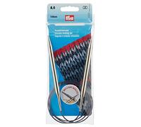 Prym 212216 - Ferri circolari MS 100 cm, 8,00 mm, colore: Argento