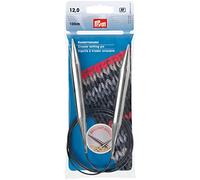 Prym 212246 - Ferri circolari MS 100 cm, 12 mm, colore: Argento